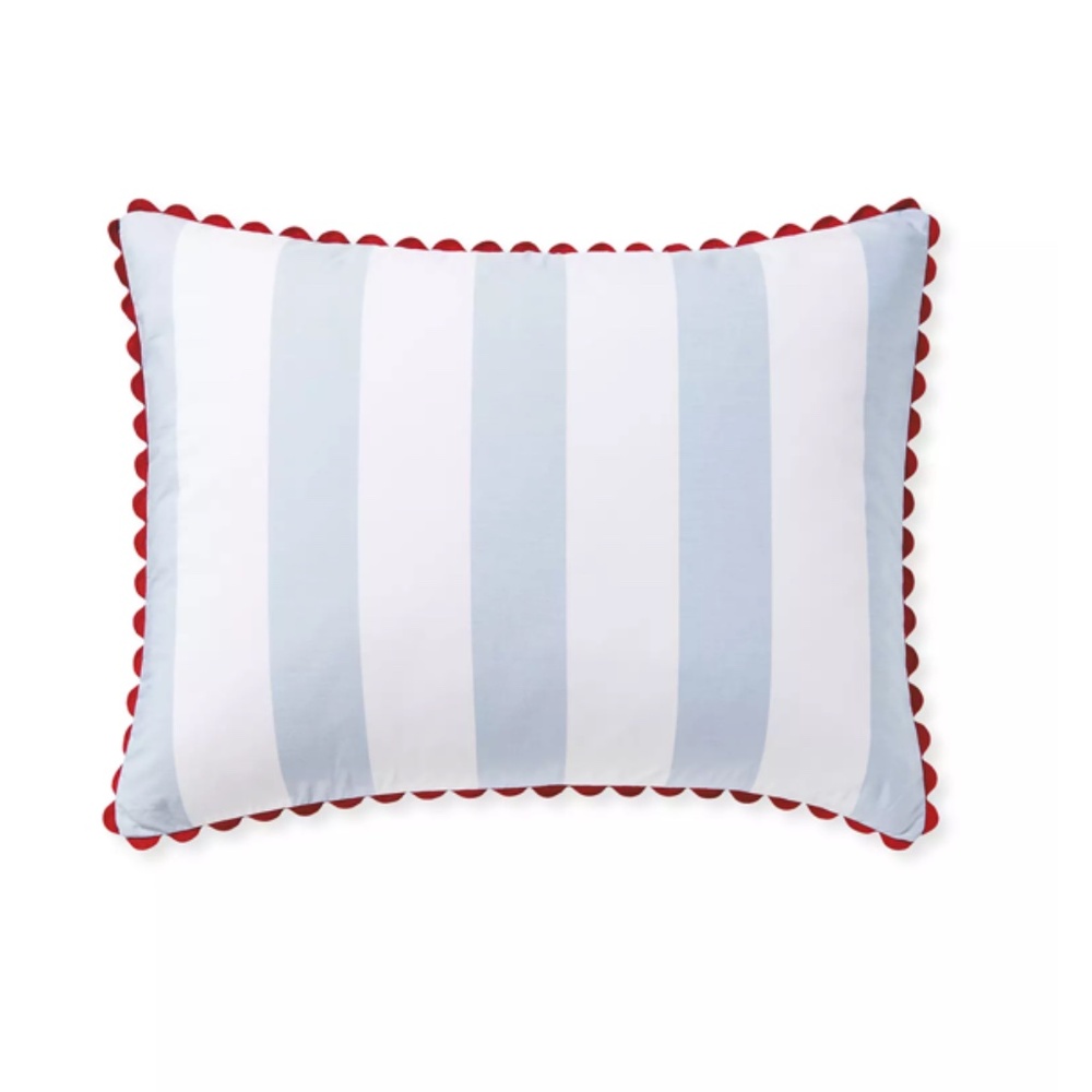Serena and Lily Beach Club Percale Stripe Sham -Pair - Picture 3 of 4